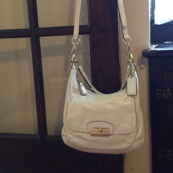 Coach Handbags - COACH! Kristin Exotic Embossed Hobo Crossbody